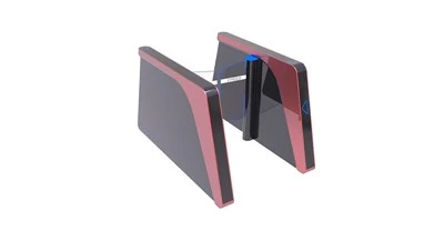 Systém RFID zábrany s krídlovou bránou